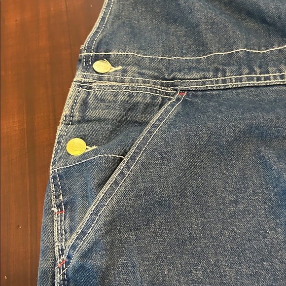 Dickies Men’s Indigo Denim Bib Denim  Overalls 42x34 NEW - Picture 11 of 13